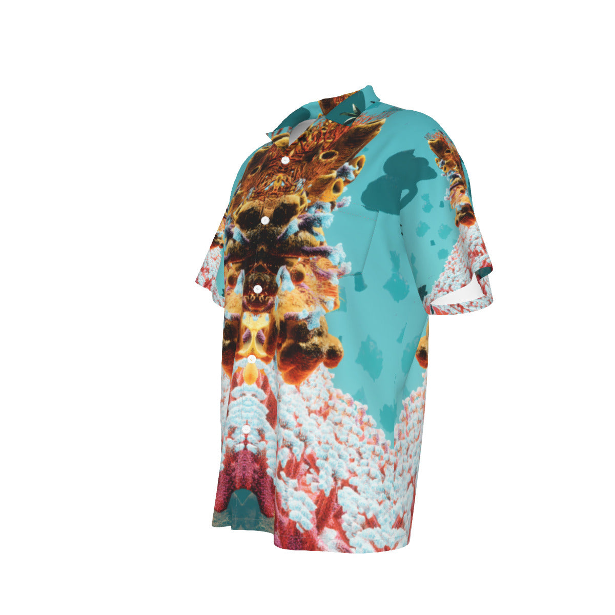 VI Jam Fest Coral Dose All-Over Print Hawaiian Shirt With Pocket
