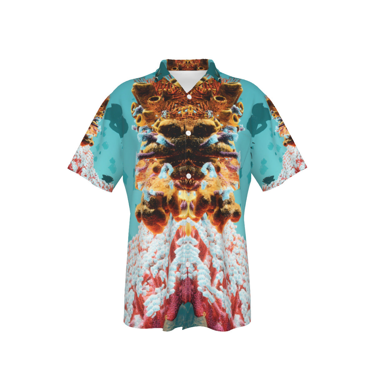 VI Jam Fest Coral Dose All-Over Print Hawaiian Shirt With Pocket
