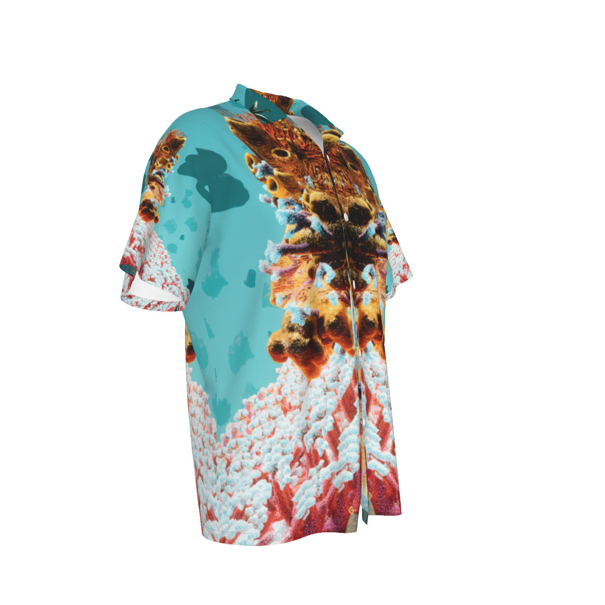 VI Jam Fest Coral Dose All-Over Print Hawaiian Shirt With Pocket