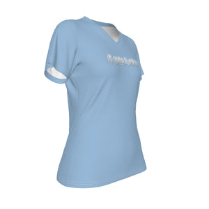 Vulfpeck VOSM Collection - It Gets Funkier - All-Over Print V-neck Women's T-shirt