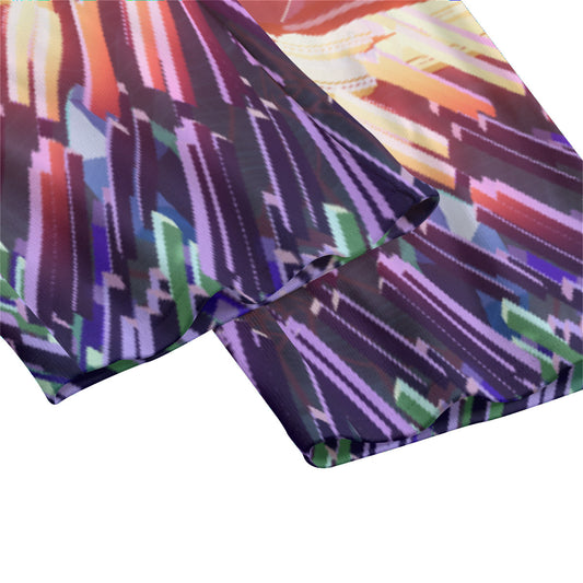 Psychedelic 3D Digital Art Print Unisex Knitted Fleece Wide Leg Pants