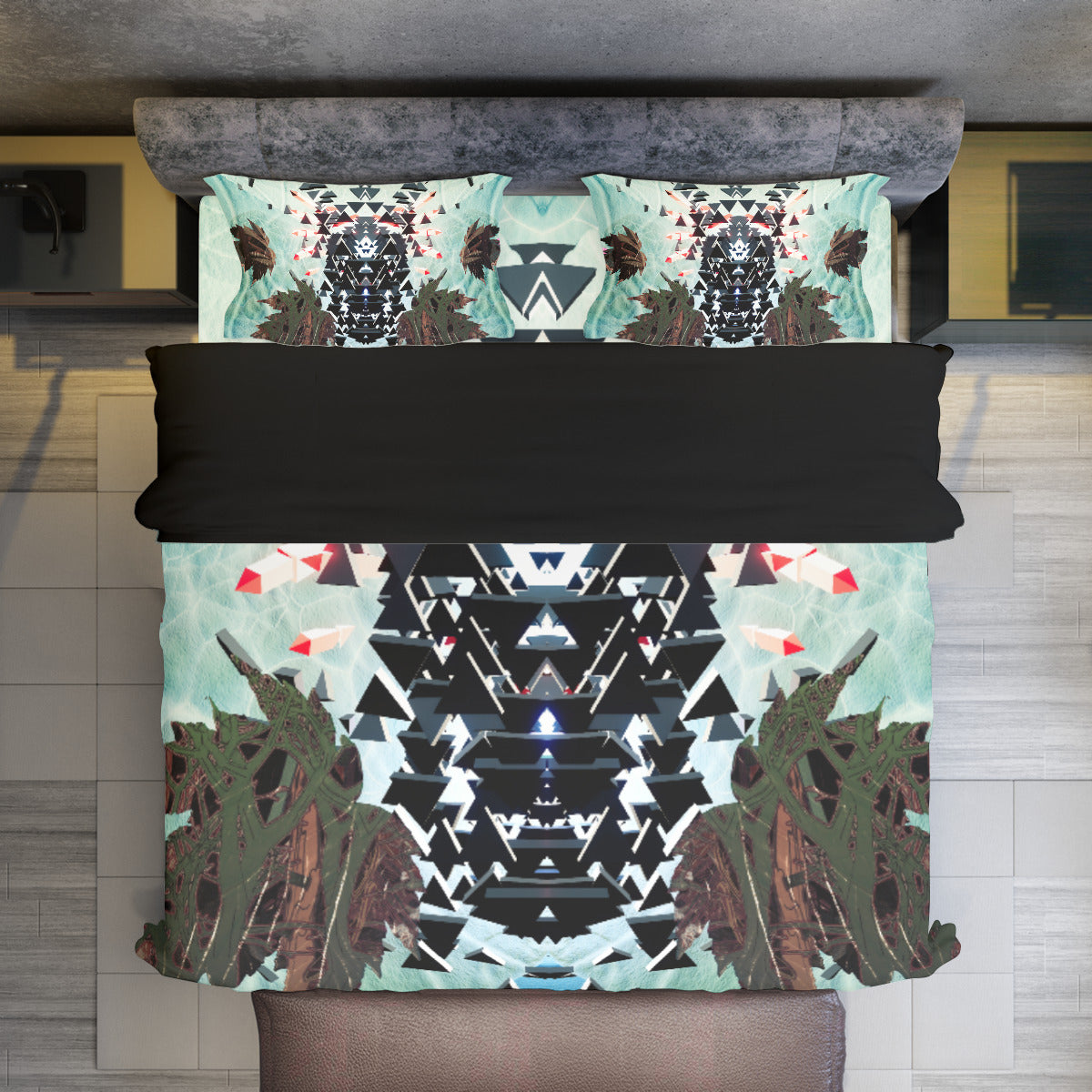 Psychedelic Slumber Four-piece Duvet Cover Set