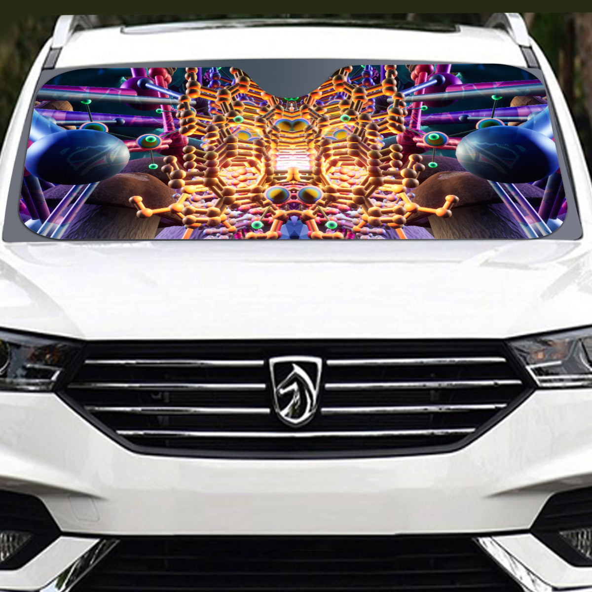 Psychedelic Windshield Sunshade | 137cm(53.9”)