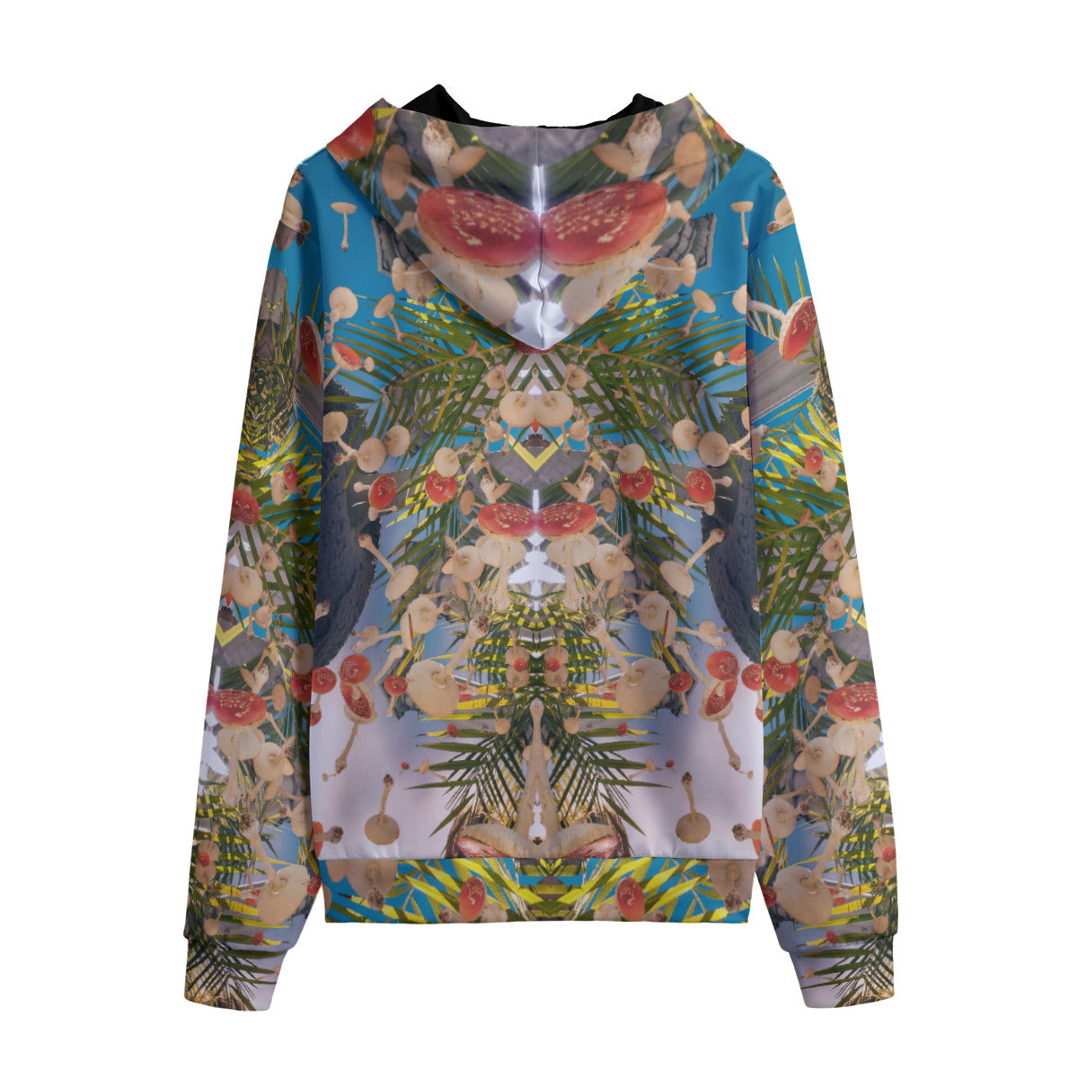 Mushyland Eco-friendly All-Over Print Unisex Zip-up Hoodie