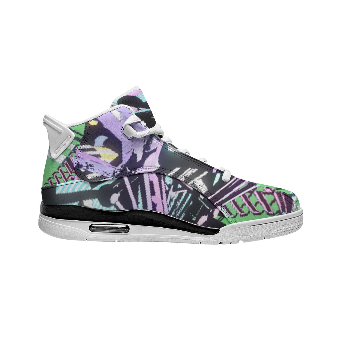 Psychedelic MicrodoseVR Men's Shock Absorption and Non-Slip Basketball Shoes