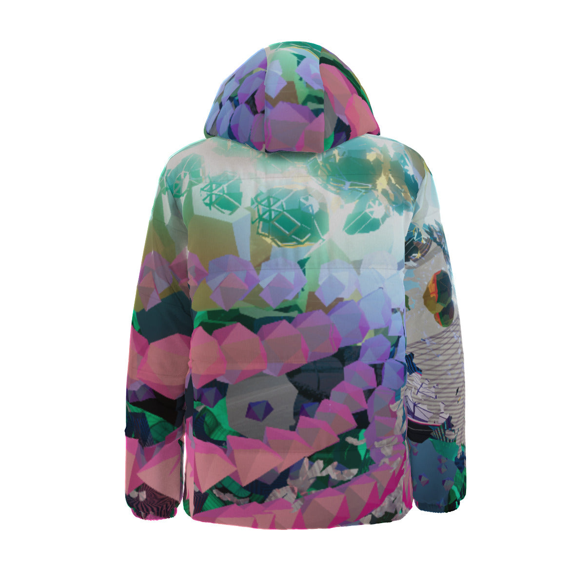 LightBritt All-Over MicrodoseVR Print Unisex Down Jacket