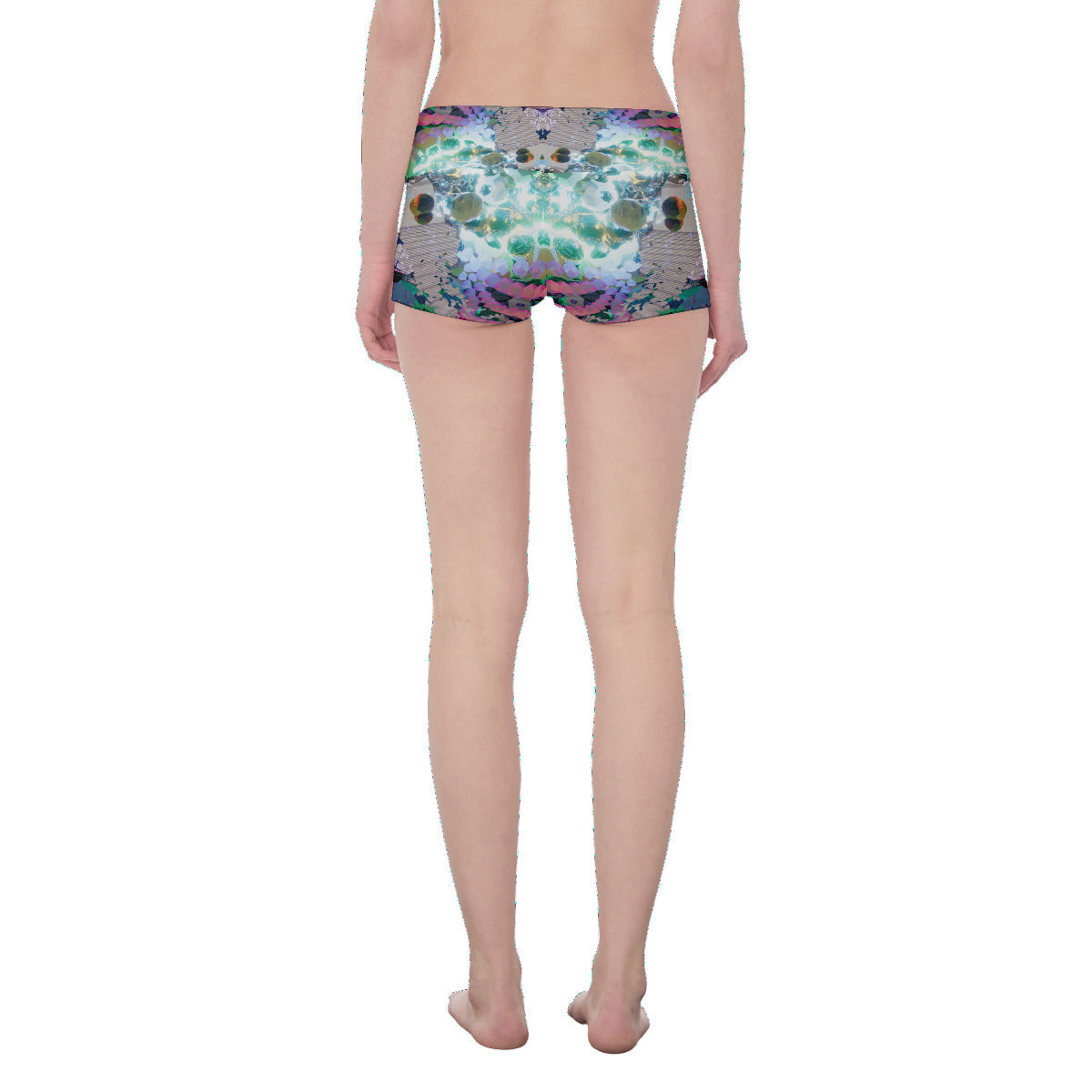 Psychedelic 3D Digital Art All-Over Print Women's Yoga Shorts
