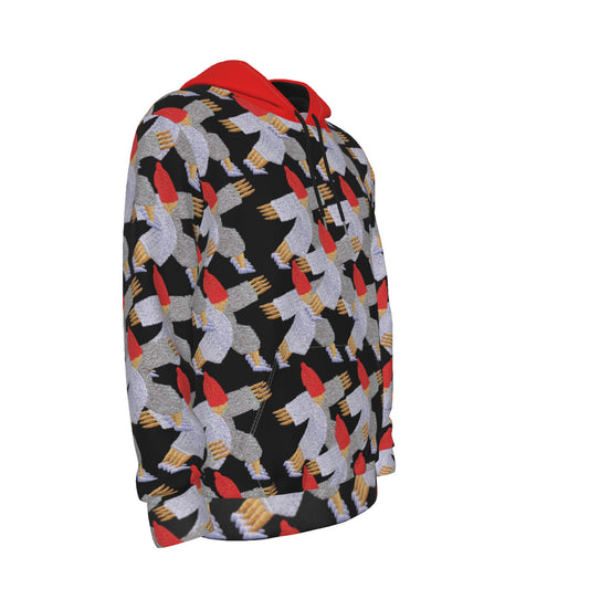 Vulfpeck VOSM Collection - Schvitz All-Over Print Men's Thicken Pullover Hoodie