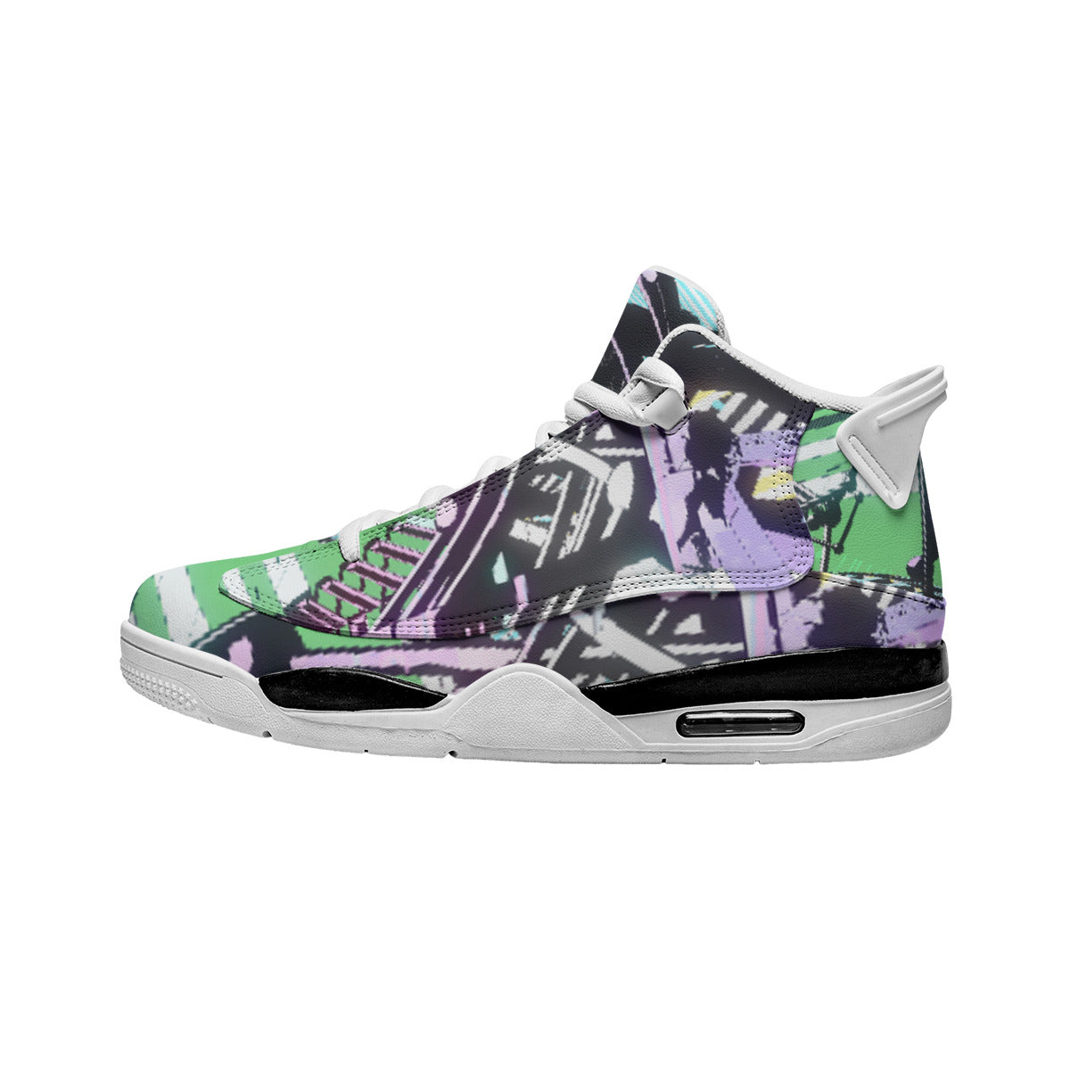 Psychedelic MicrodoseVR Men's Shock Absorption and Non-Slip Basketball Shoes