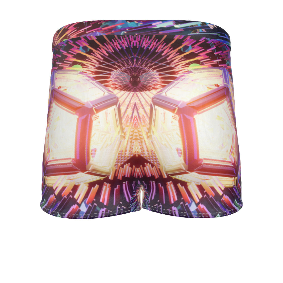 Psychedelic Dodecahedron 3D Digital Art Print Boxer Briefs