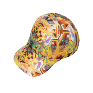 Psychedelic 3D Digital Art Print Peaked Cap