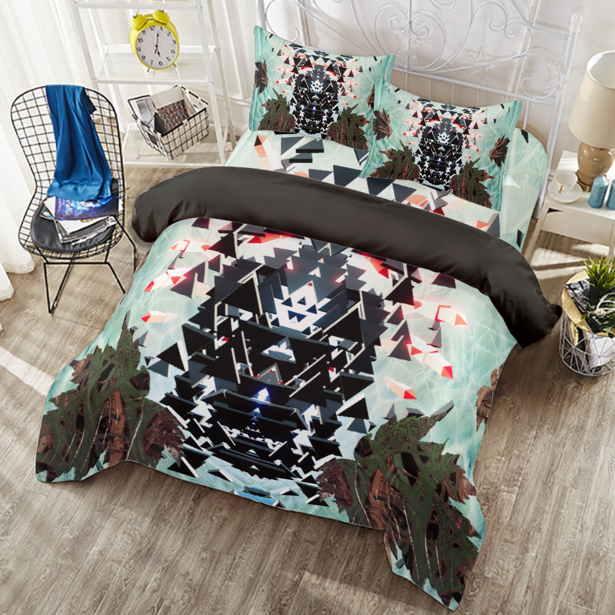 Psychedelic Slumber Four-piece Duvet Cover Set