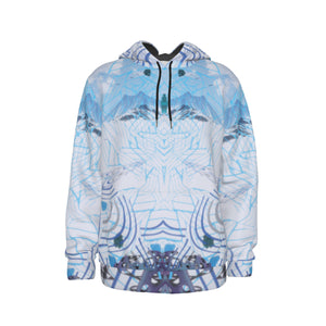 Doseflake All-Over Psychedelic Digital Art Winter Print Men's Mirco Fleece Hoodie