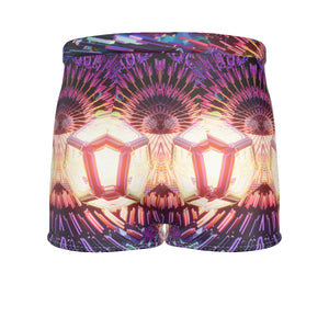 Psychedelic Dodecahedron 3D Digital Art Print Boxer Briefs