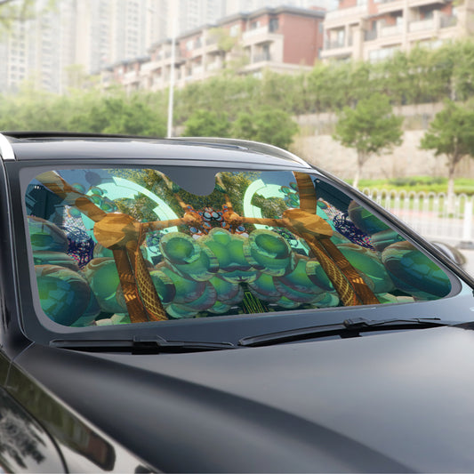 Psychedelic Windshield Sunshade | 137cm(53.9”)