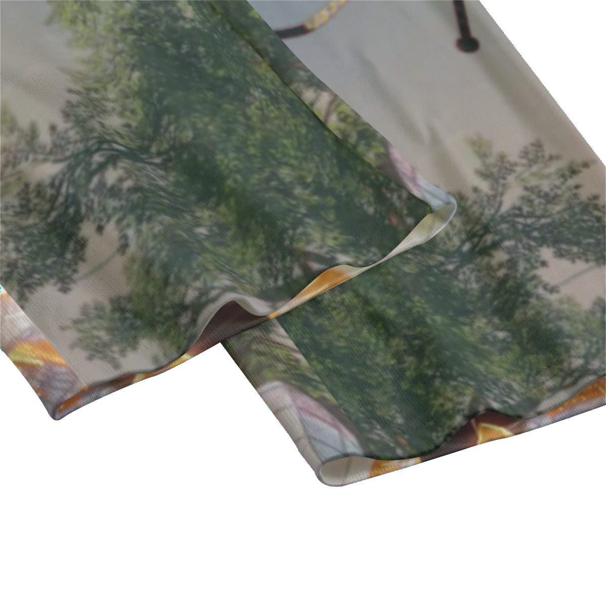 Psychedelic Dragon Print Unisex Wide Leg Pants