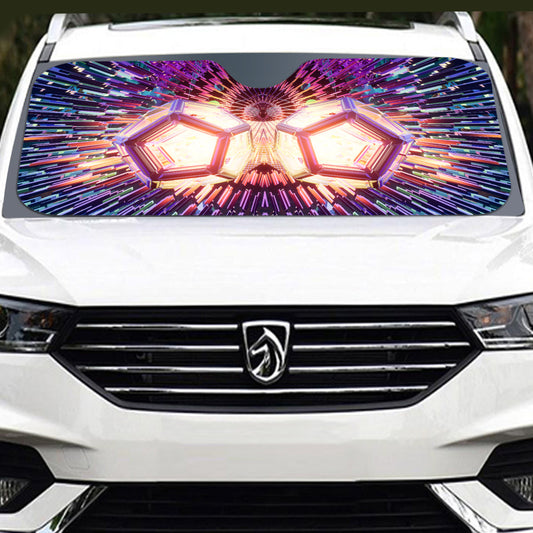 Psychedelic Windshield Sunshade | 137cm(53.9”)