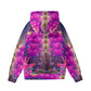 Psychedelic All-Over Print Women’s Hoodie With Decorative Ears