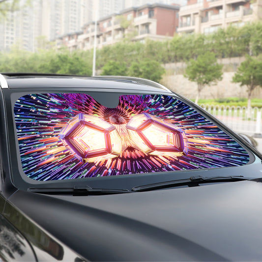 Psychedelic Windshield Sunshade | 137cm(53.9”)