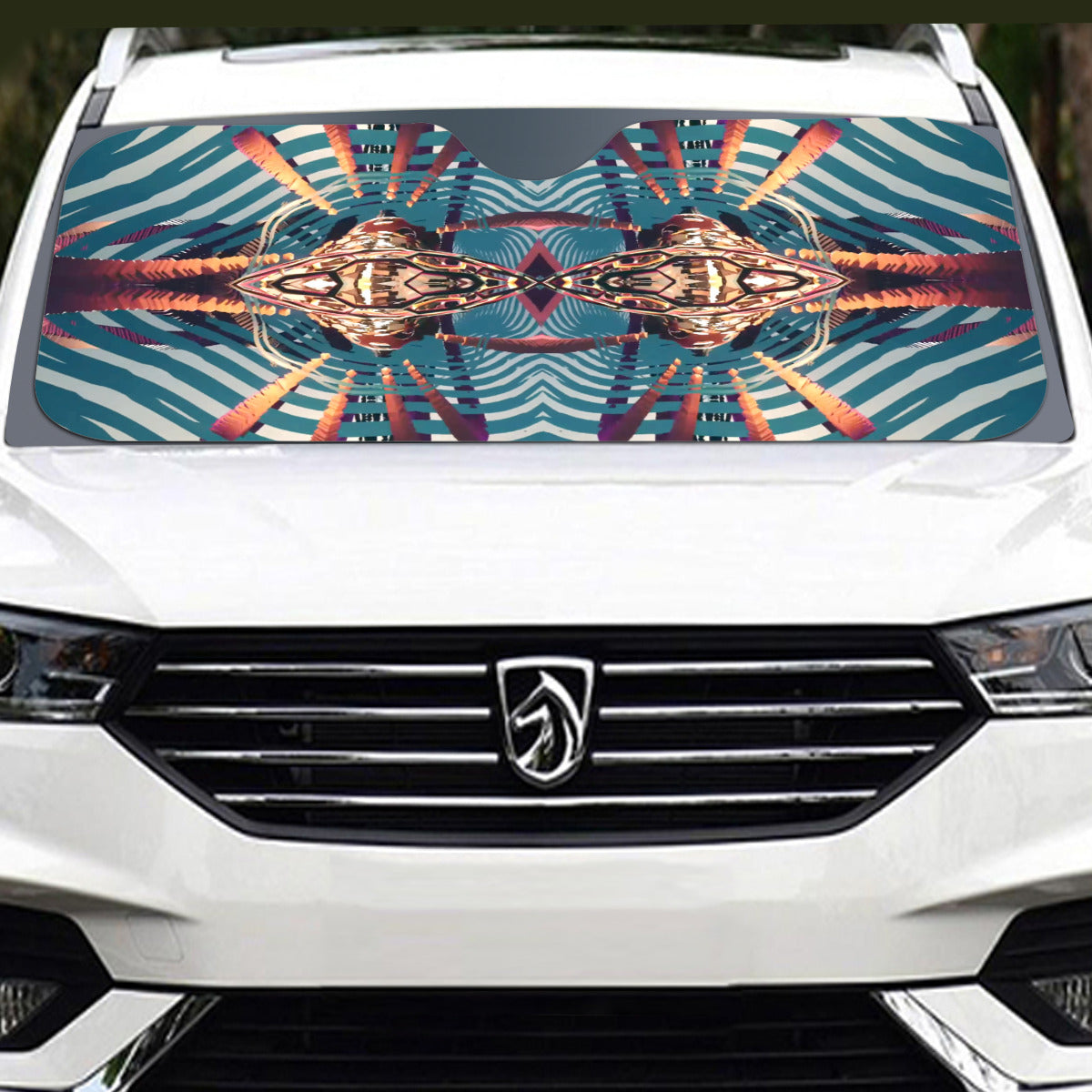 Psychedelic Windshield Sunshade | 137cm(53.9”)