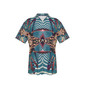 Psychedelic Hawaiian Shirt With Pocket