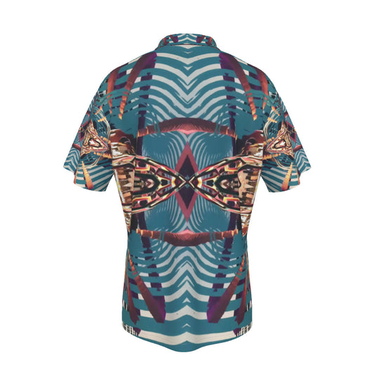 Psychedelic Hawaiian Shirt With Pocket