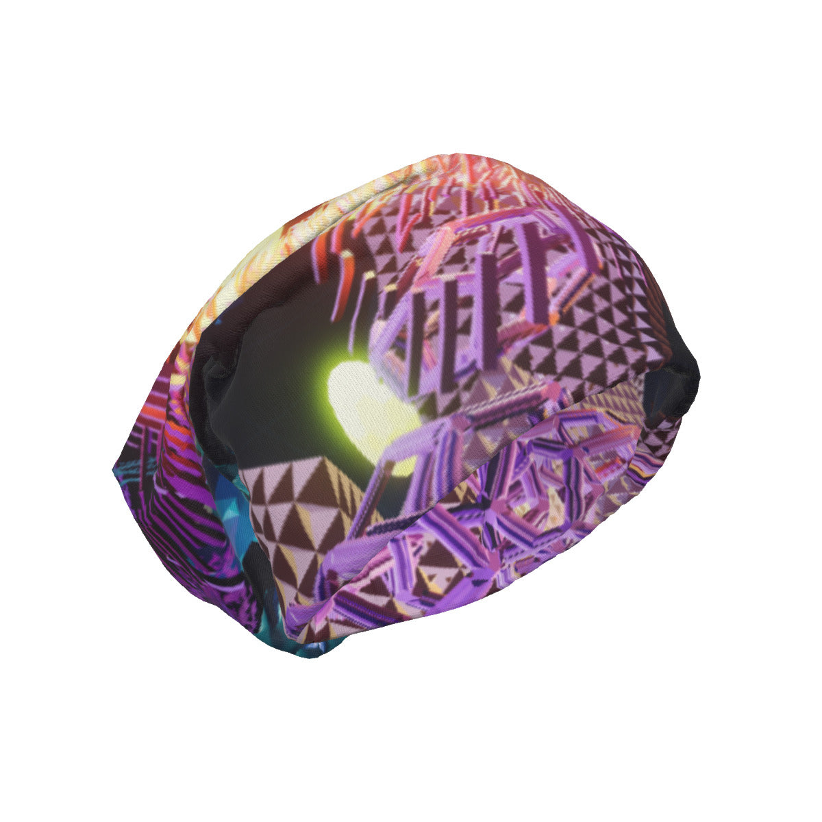 Psychedelic 3D Digital Art Print Unisex Beanie Hat
