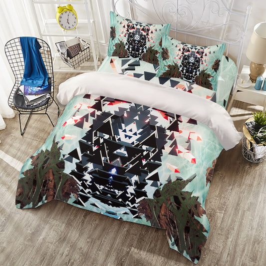 Psychedelic Slumber Four-piece Duvet Cover Set