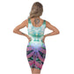 Psychedelic 3D Digital Art All-Over Print Women's Sleeveless Jumpsuit